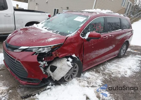 2022 Toyota Sienna Le from USA, damaged, VIN 5TDBRKEC7NS086151